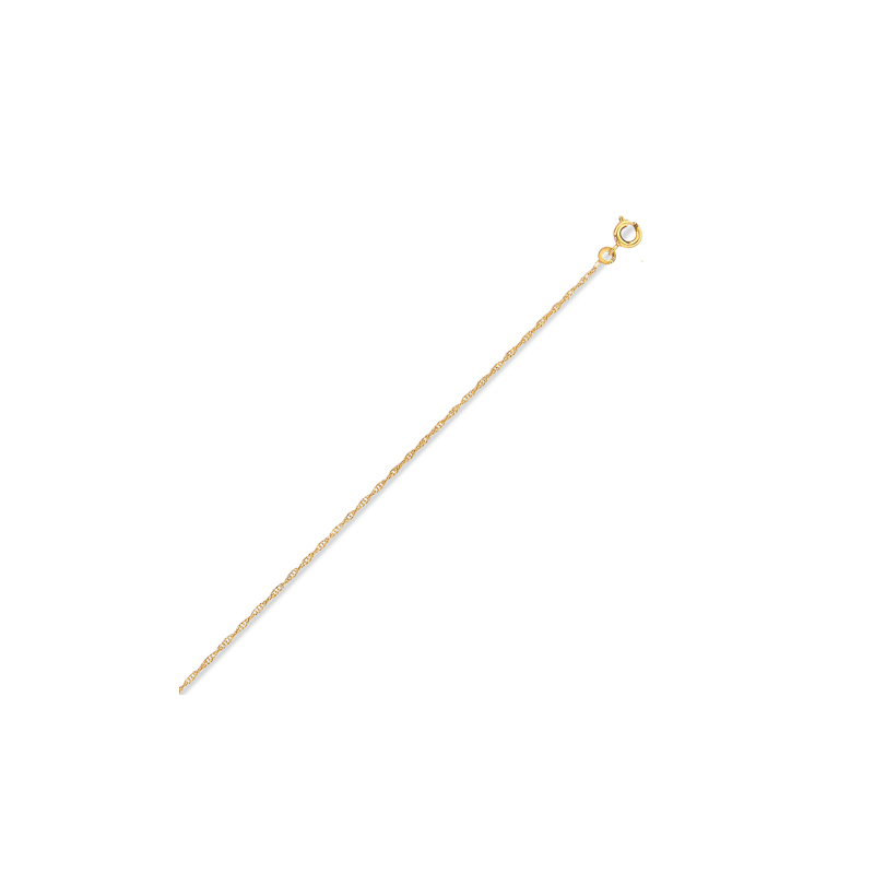 Chaîne plaqué or maille singapour