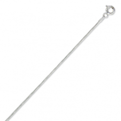 Chaîne argent maille serpent