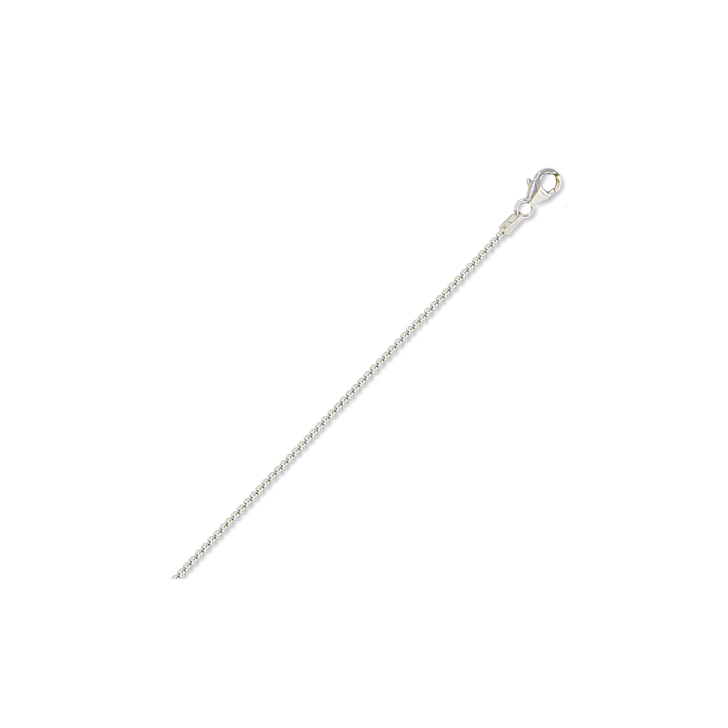 Chaîne de cheville argent en 25 cm mise à longueur 27 cm 