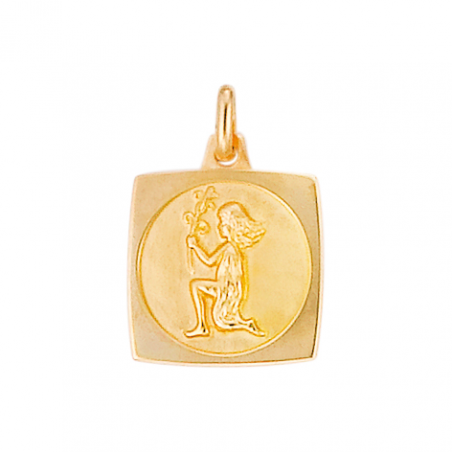 Médaille plaqué or signe zodiacal