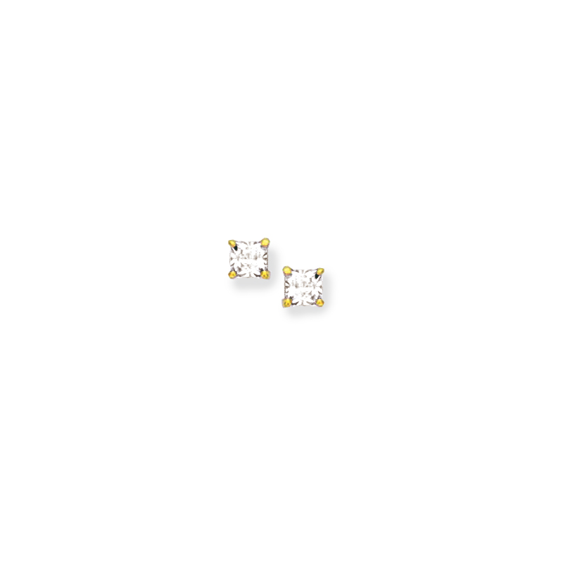 Boucle d'oreille plaqué or oxyde