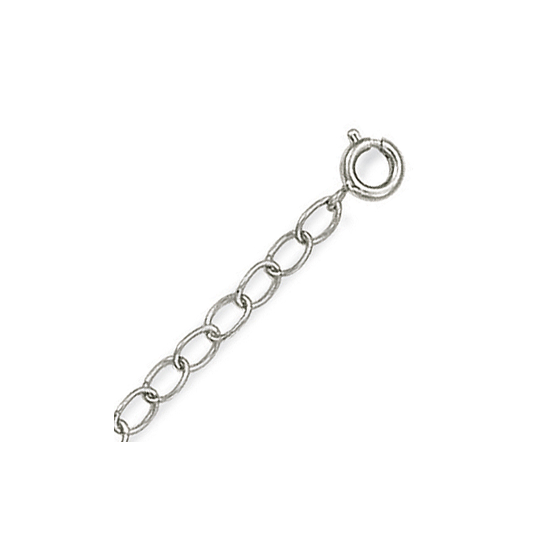 Chaines de rallonge argent (vendue par 3) 4cm