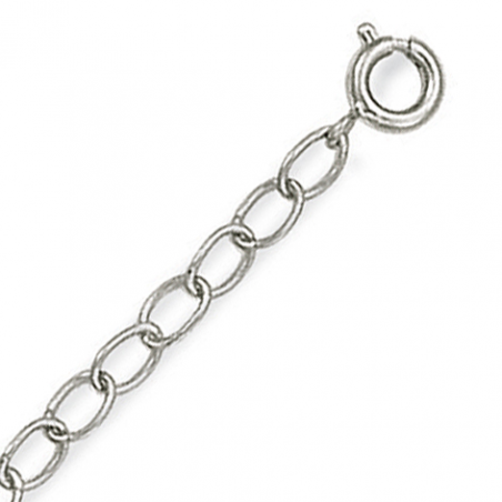 Chaines de rallonge argent (vendue par 3) 4cm