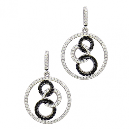 Boucles d'oreilles argent OZ