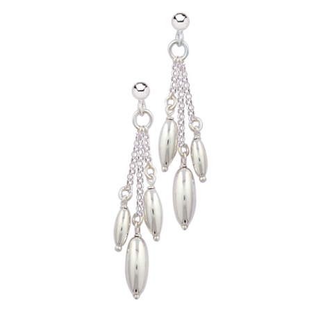 Boucles d'oreilles argent