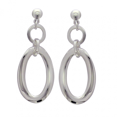 Boucles d'oreilles argent