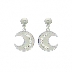 Boucles d'oreilles argent OZ nacre