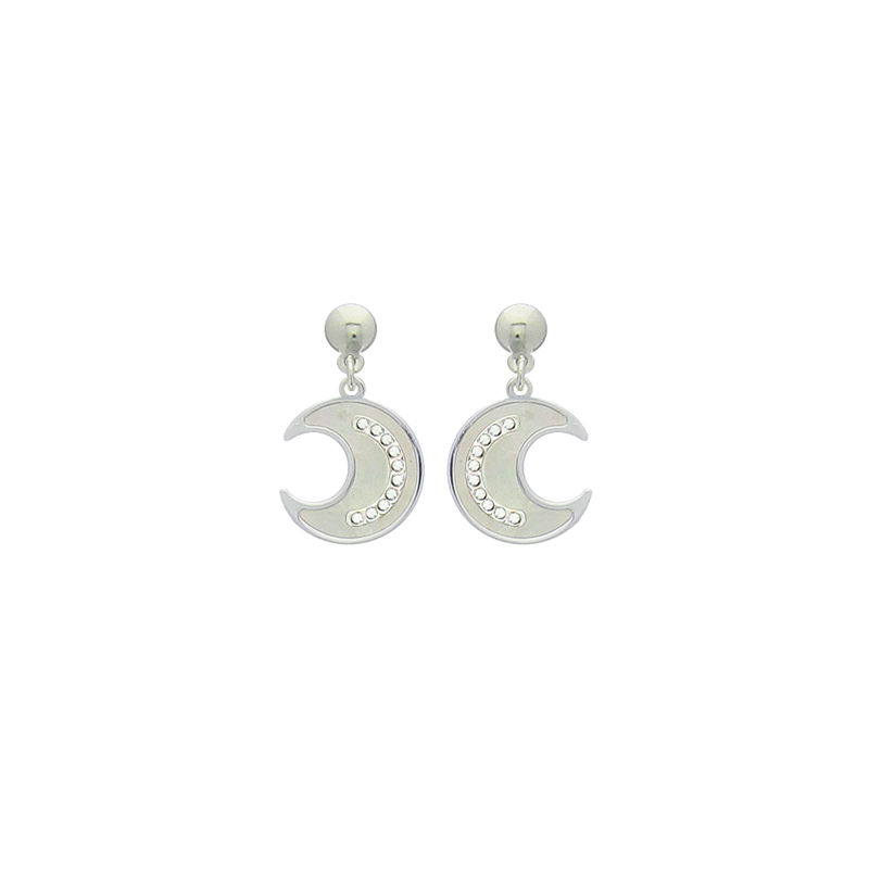 Boucles d'oreilles argent OZ nacre