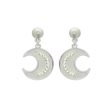 Boucles d'oreilles argent OZ nacre