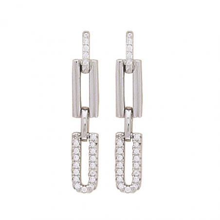 Boucles d'oreilles argent OZ