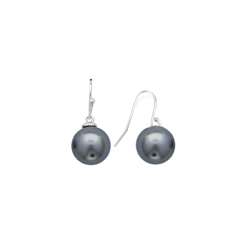 Boucles d'oreilles argent perles d'imitations