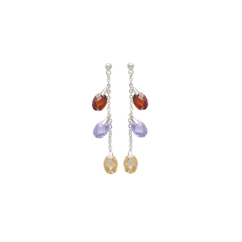 Boucles d'oreille argent OZ