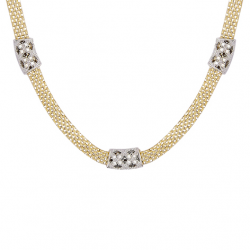 Collier maille plate