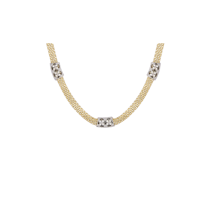 Collier maille plate