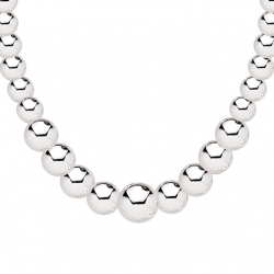 Collier argent boule