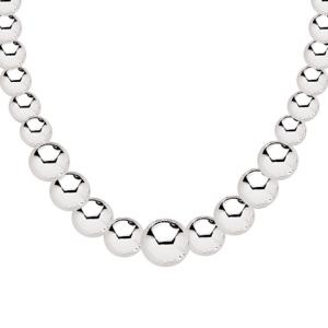 Collier argent boule- chez Sainte Foy Bijoux