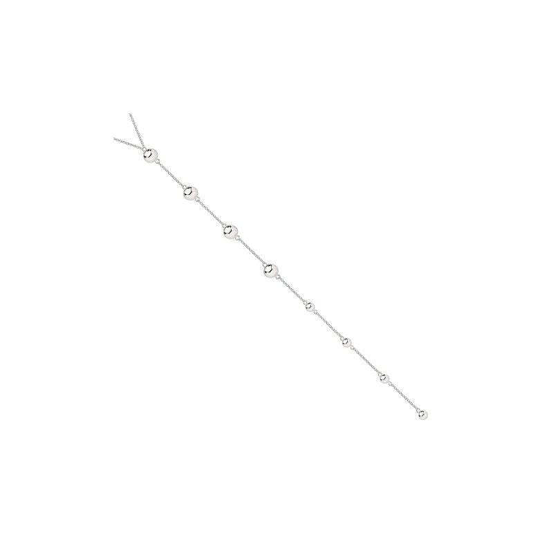 Collier argent boule