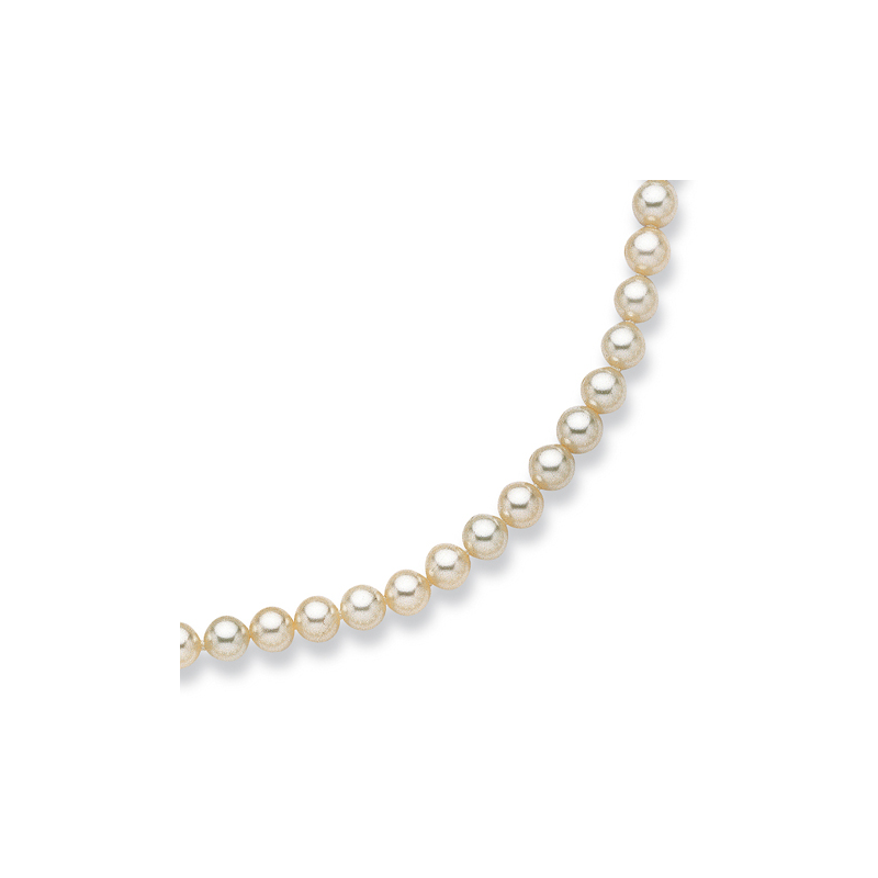 Collier perles de Majorque imitation blanche 40cm