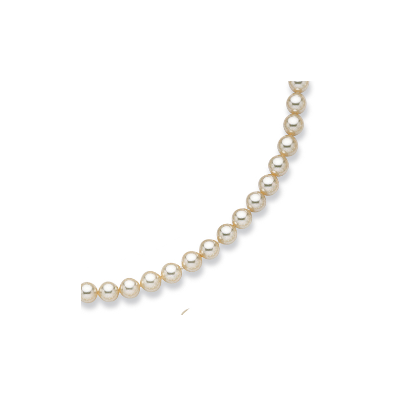 Collier perles de Majorque imitation blanche 45cm