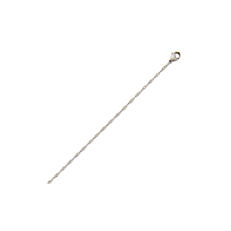 Chaine acier maille singapour