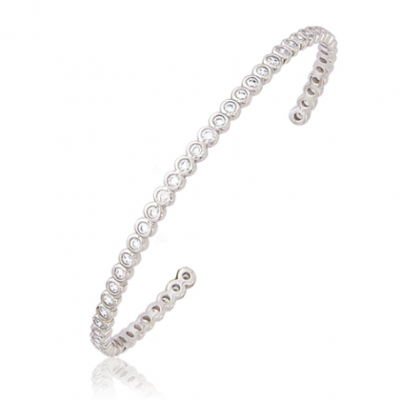 Bracelet rigide argent OZ