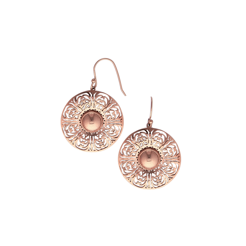 Boucles d'oreilles acier