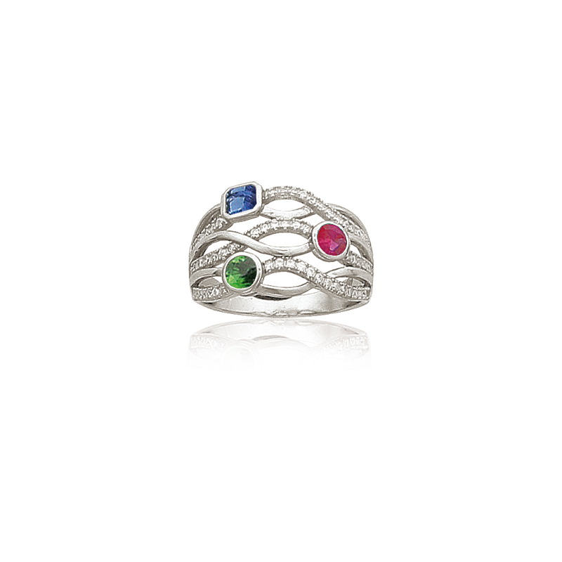 Bague argent OZ