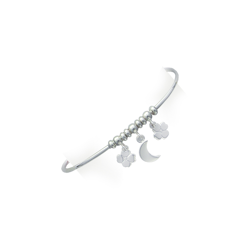 Bracelet rigide argent