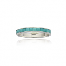 Bague argent turquoise