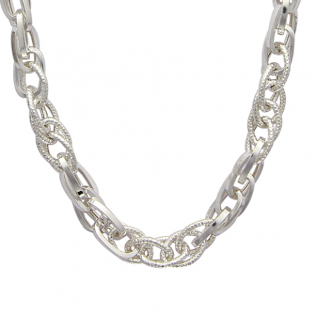 Collier argent en 45 cm