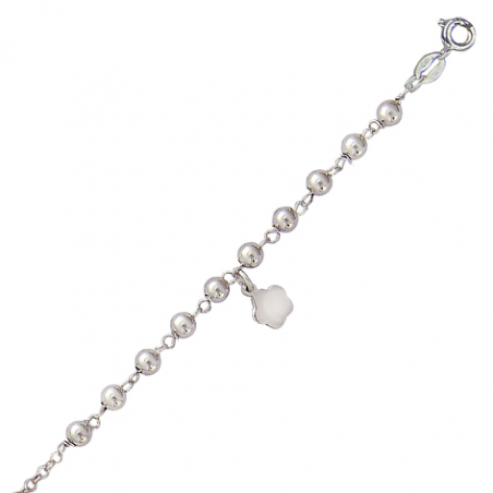 Chaîne de cheville argent en 22-25cm