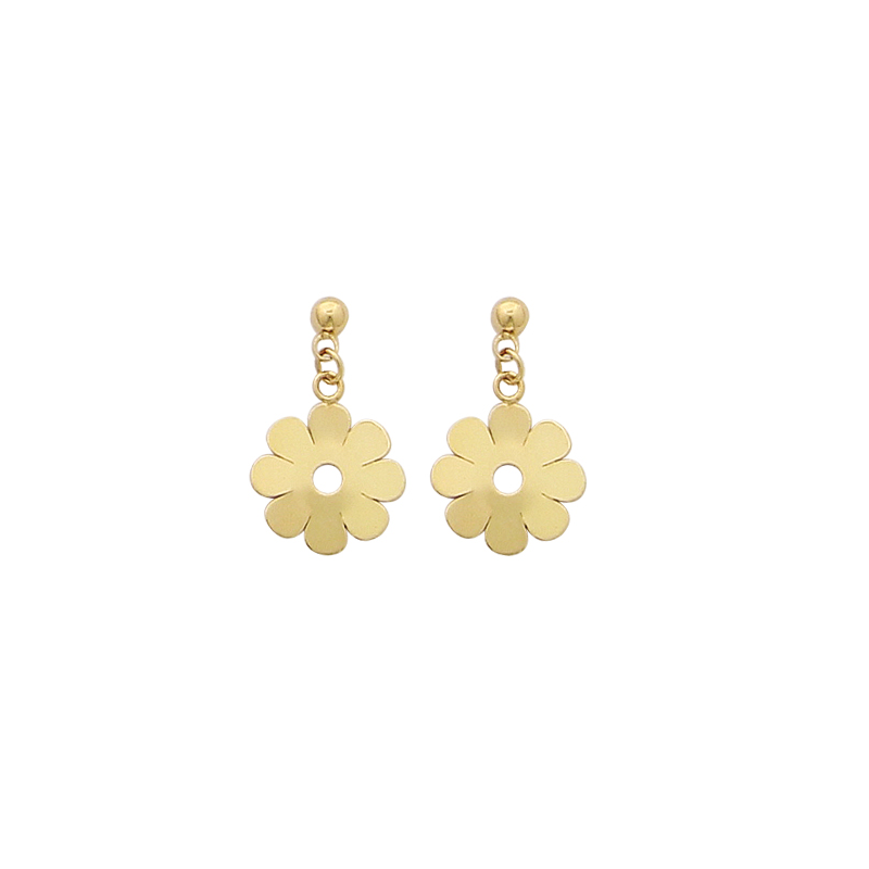 Boucles d'oreilles plaqué or 