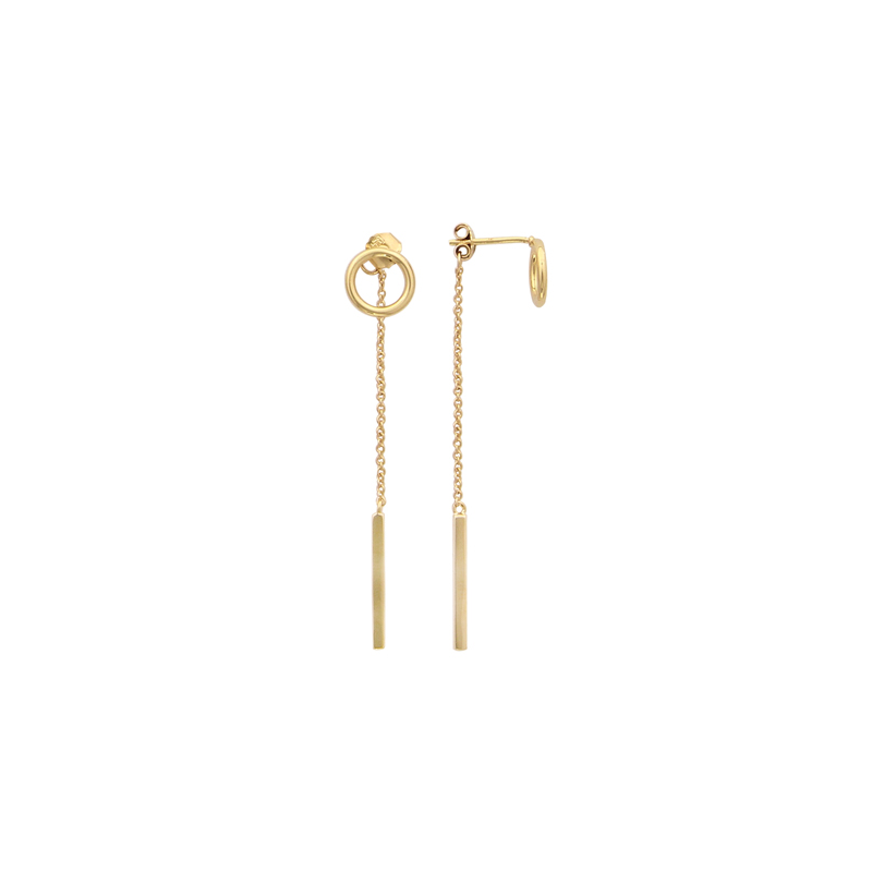 Boucles d'oreilles plaqué or 