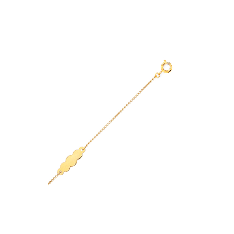 Bracelet plaqué or enfant
