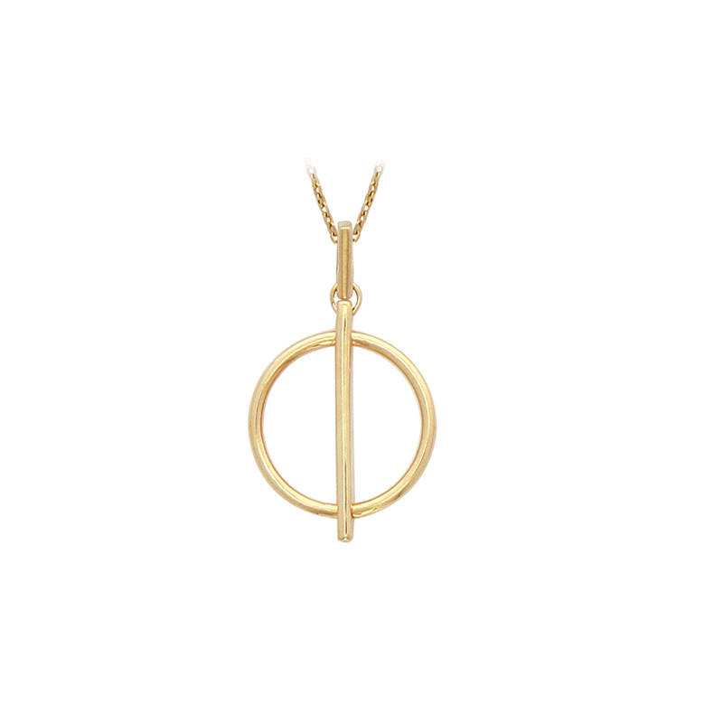 Pendentif plaqué or 