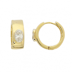 Créole plaqué or oxyde