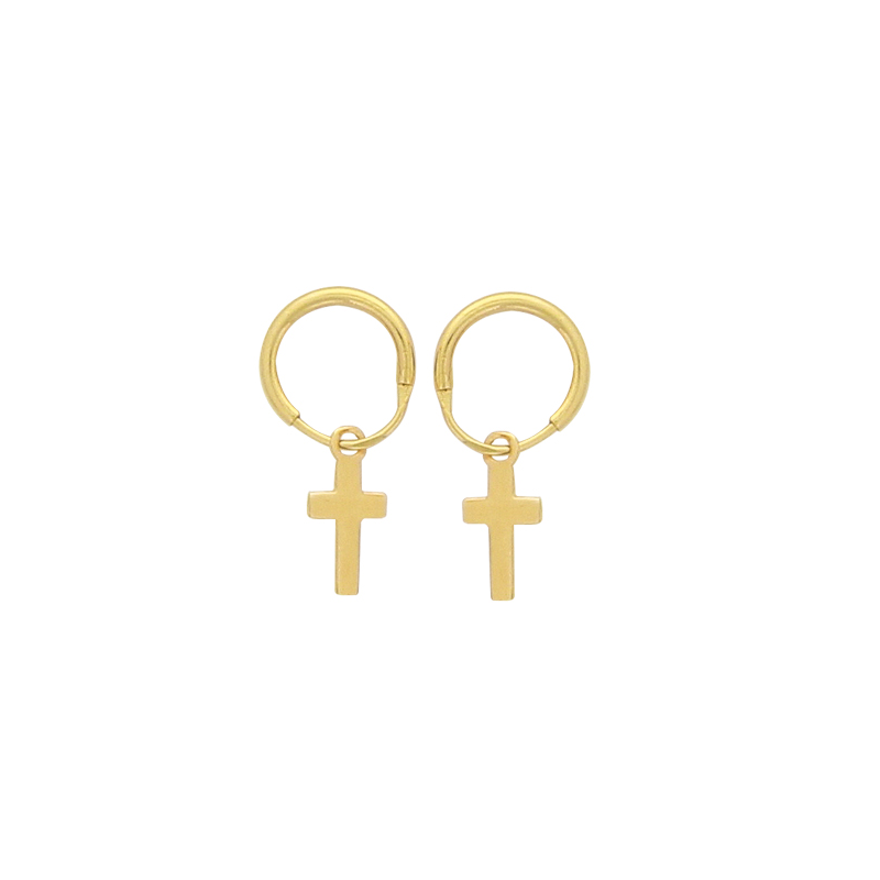 Boucles d'oreilles plaqué or 