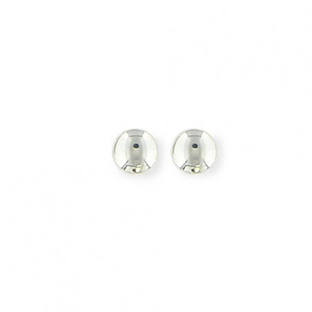 boucles d oreilles argent bouton