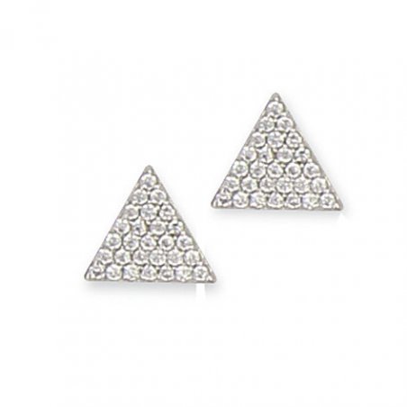 Boucle d'oreille argent oxyde