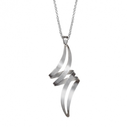 Collier en argent, avec chaine reglable de 5 cm
