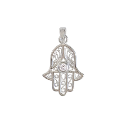 Pendentif main de fatma en argent
