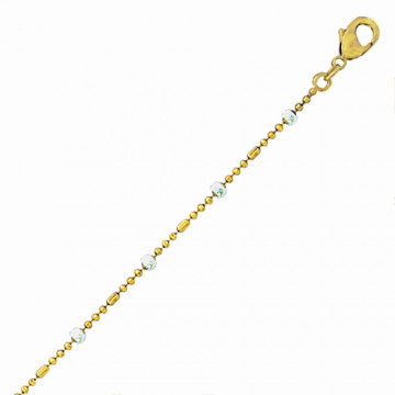 Collier Réglable Perles Blanches Avec 3 Plaques Argentées Et Cristaux - Bijou Rétro