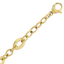 Bracelet en acier doré...