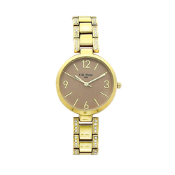 Montre CM Pinay métal doré...