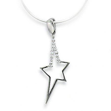 Pendentif argent oxyde