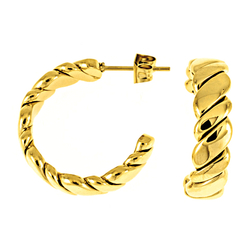 Boucles d'oreilles acier...