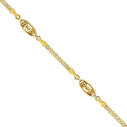 Sautoir maille double et...