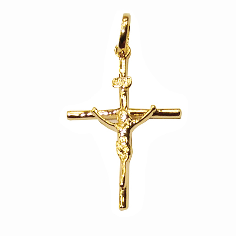 Crucifix en plaqué or