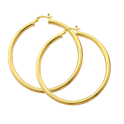 Créoles en plaqué or