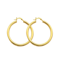 Créoles en plaqué or